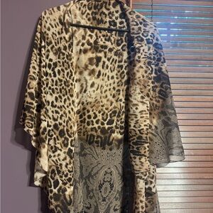 Leopard Print Women's Cape